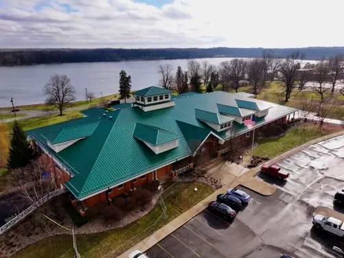 Commercial roof inspection documented in Wellington Estates